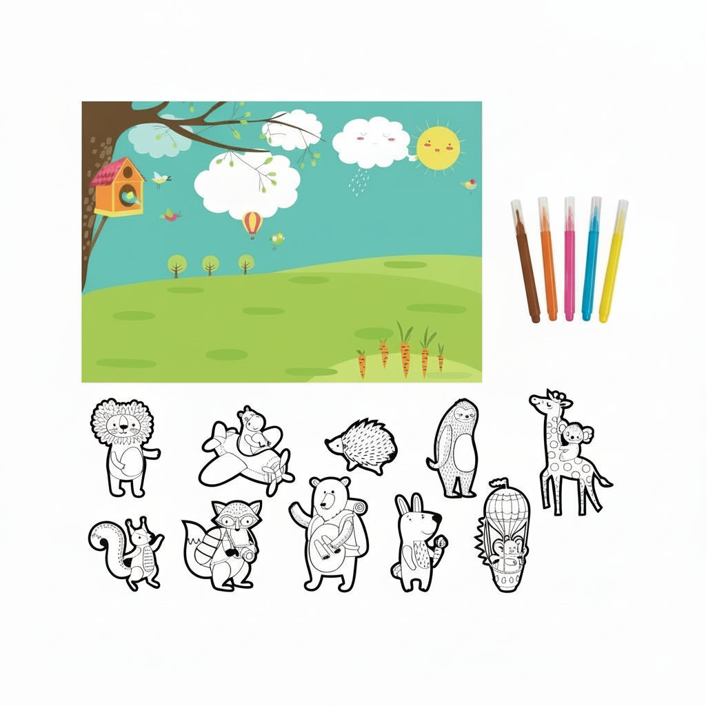 Stickers Coloreable