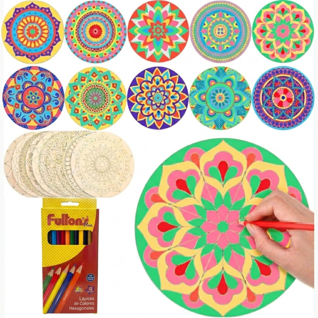 Kit Mandalas madera